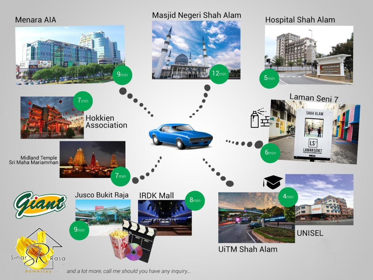 I-City Homestay - Shah Alam, Hospital Shah Alam, Uitm, Central Mall Sogo, Seksyen 7 Exteriér fotografie
